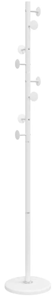fehér porszórt vas ruhafogas 176 cm