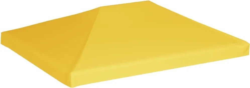 vidaXL sárga pavilon-tetőponyva 270 g/m² 4 x 3 m