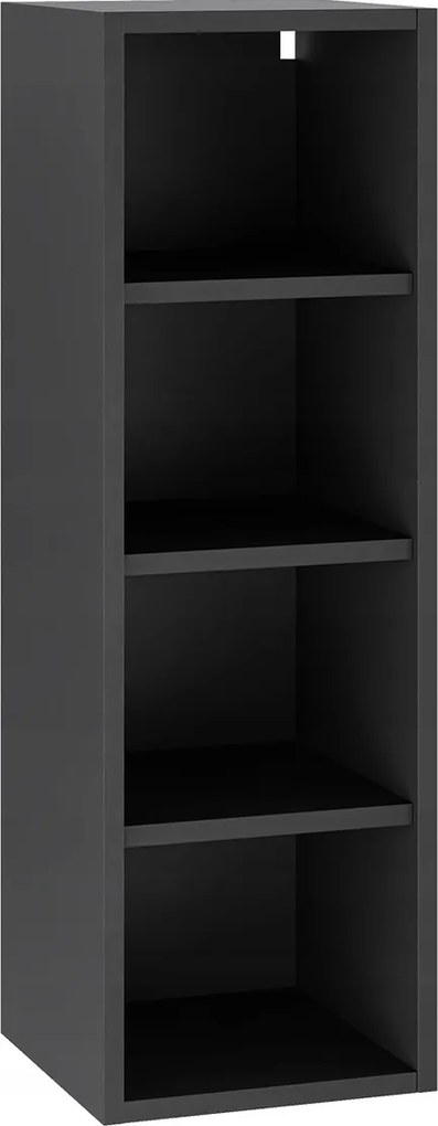 Korpusz fekete felső konyhaszekrény 30/92 tartozékokkal