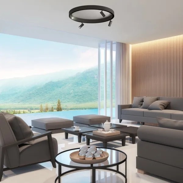 LED Spotlámpa sínrendszerhez MAGNETIC TRACK LED/7W/48V 4000K fekete