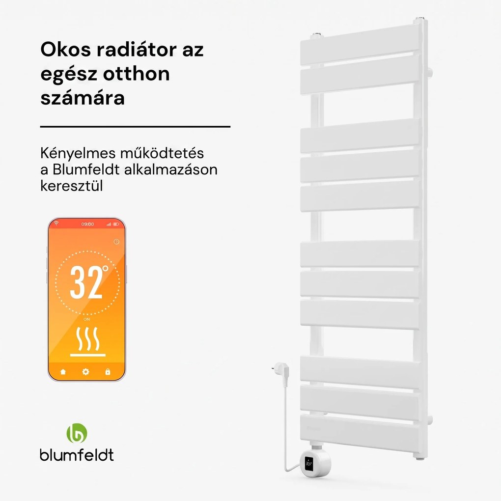 Blumfeldt Fairmont Smart, radiátor, 107 x 50 cm, 800 W