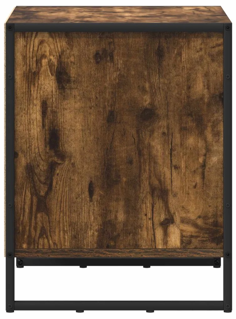 Éjjeli asztal fiókkal Füstös tölgy 50 x 39.5 x 50 cm Faanyag
