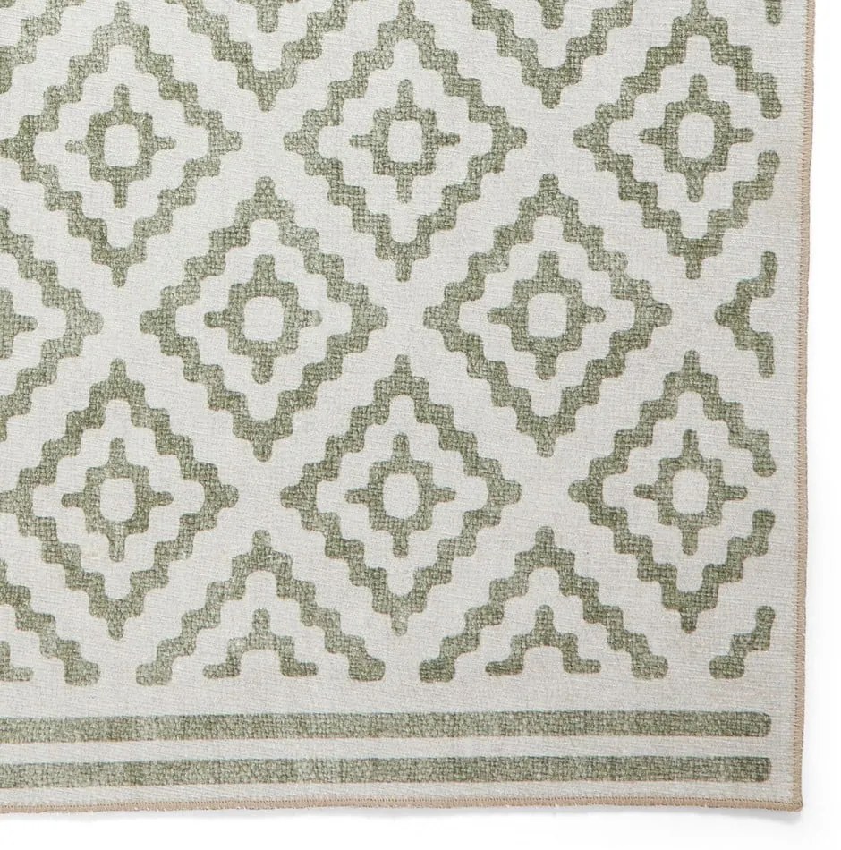 Zöld mosható futószőnyeg 61x170 cm Coral Green – Think Rugs
