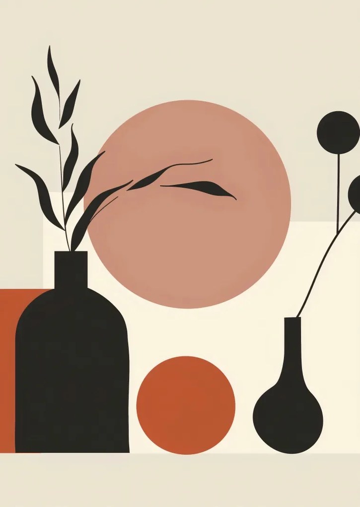 Poszter 64x90cm Növény asztal