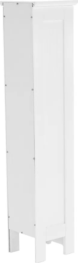 Keskeny polcos elem, fehér, ATENE TYP 6