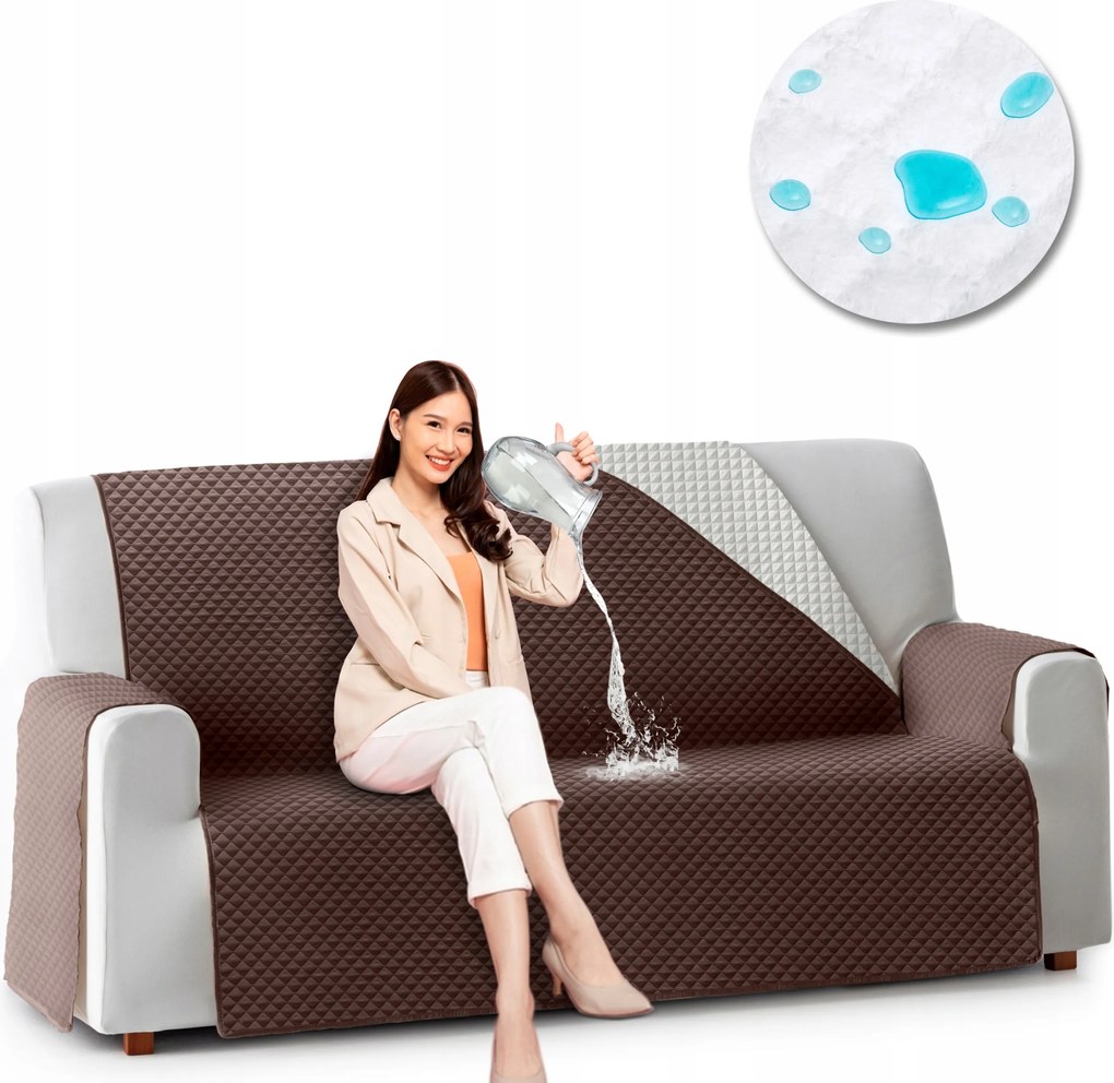 Vízálló ágytakaró háromszemélyes kanapéhoz 160 cm kanapévédő