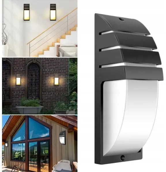 Kültéri fali lámpa NALANI 1xE27/18W/230V IP54 antracit