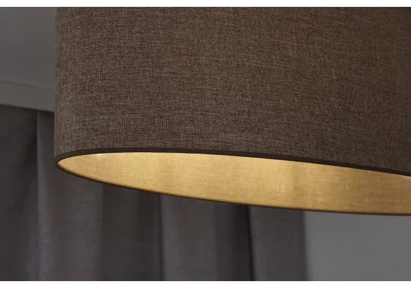 Duolla - Csillár zsinóron OVAL 1xE27/15W/230V barna