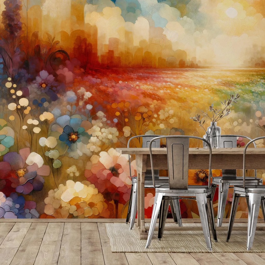 Fotótapéta - Színes rét (147x102 cm)