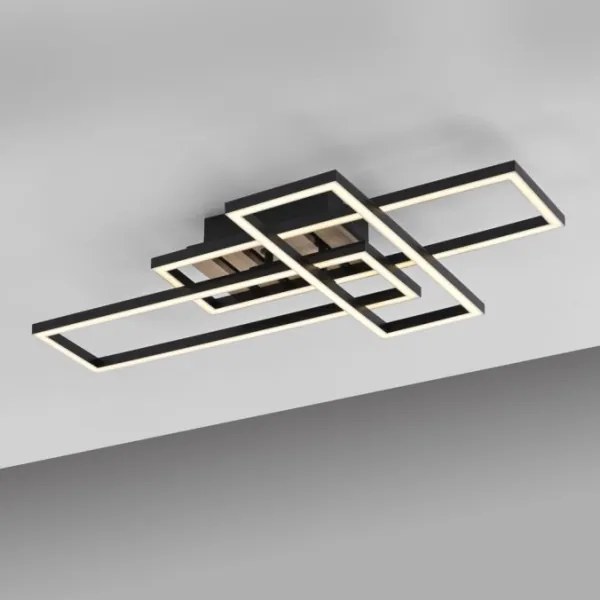 JUST LIGHT. 14051-79 - LED mennyezeti lámpa AKUSZTIKA LED/20,5W/230V tölgy/fekete