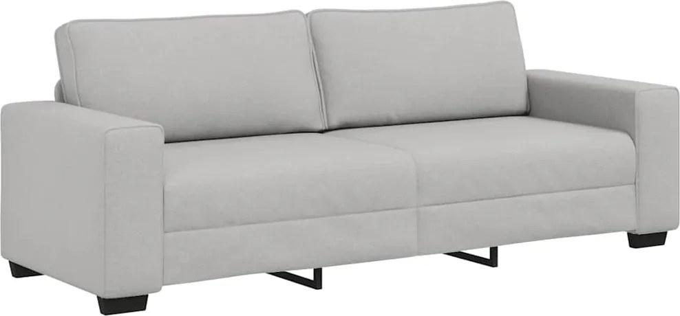 vidaXL 3 személyes felhőszürke szövet kanapé 220x77x82 cm