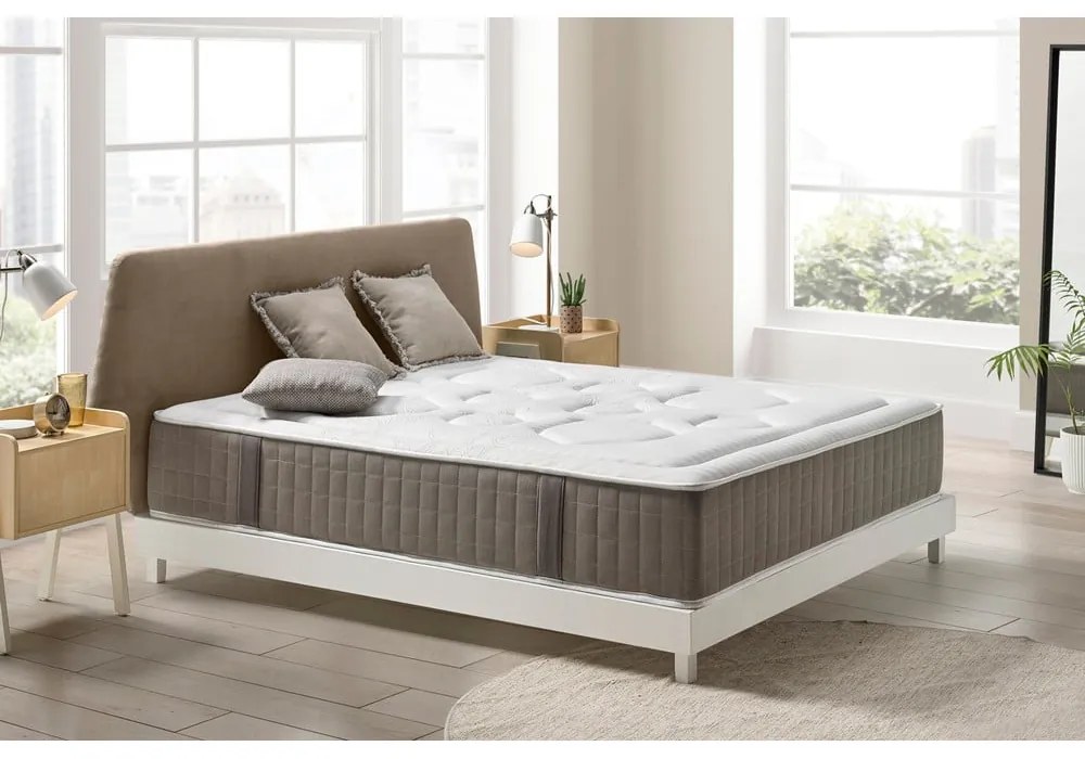 Kemény-közepes keménységű kétoldalas hőszabályozó hab matrac 80x200 cm HEXAFLEX GEL – Moonia