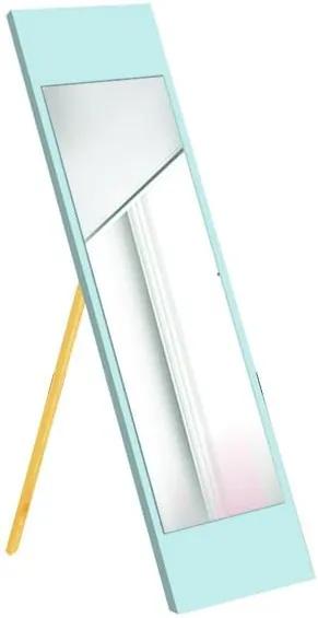 Concept álló tükör türkizkék kerettel, 35 x 140 cm - Oyo Concept