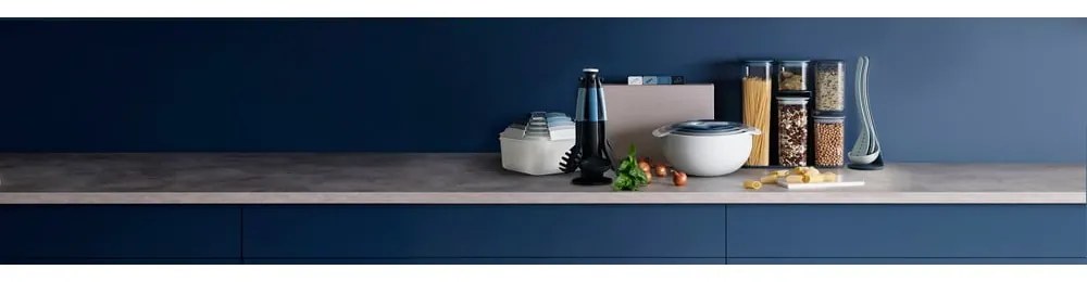 Nest Utensils Plus 5 db-os kék konyhai eszköz szett állvánnyal - Joseph Joseph