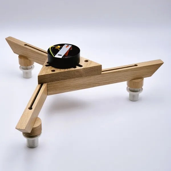 Fali lámpa ANTONIO 3xE14/40W/230V tölgy