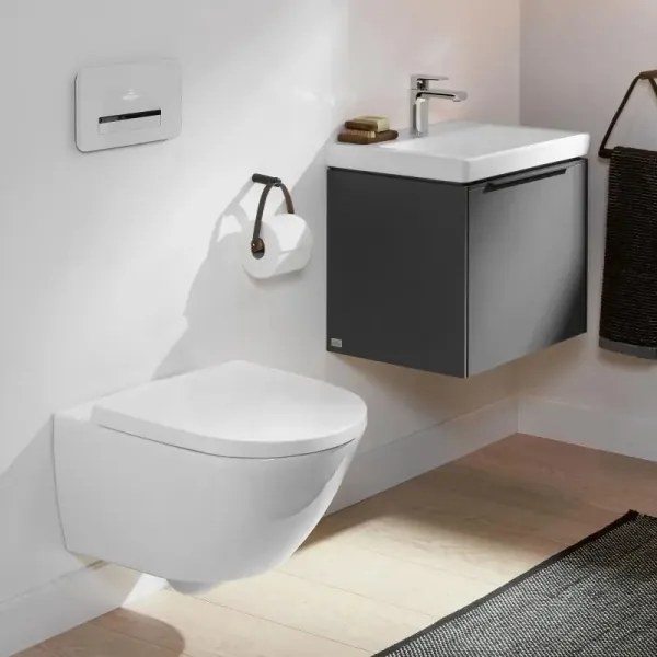 Villeroy & Boch 4670TS01 - Fali WC SoftClose ülőkével, SUBWAY kerámia/fehér