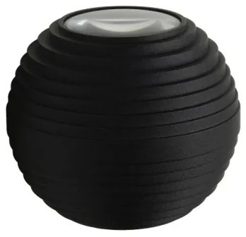 Lucide 17804/06/30 - LED kültéri fali lámpa AYO 2xLED/3W/230V fekete