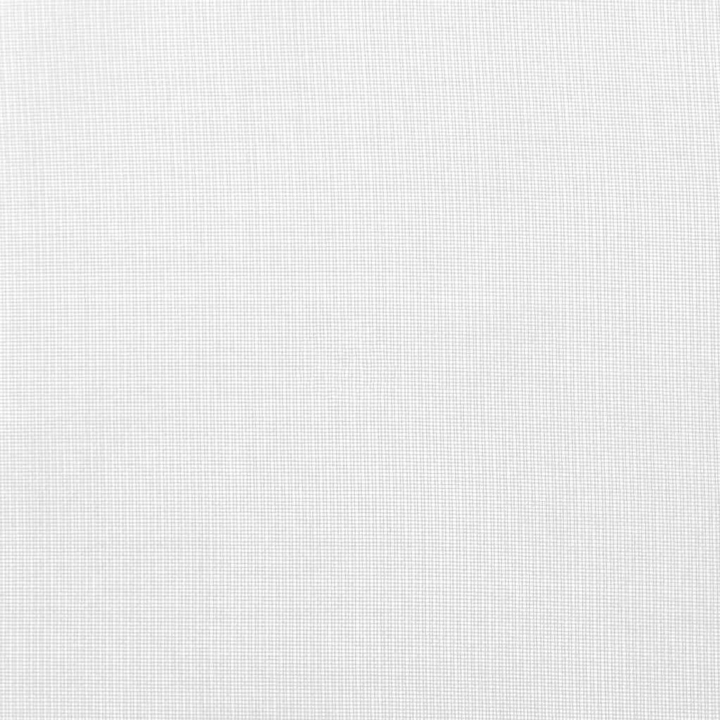 2 db fehér voile függönyök rúd zsebekkel