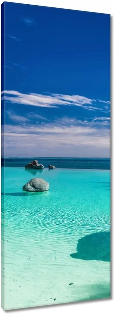 Vászonkép 40x100 Trópusok Tájkép Pálmafák