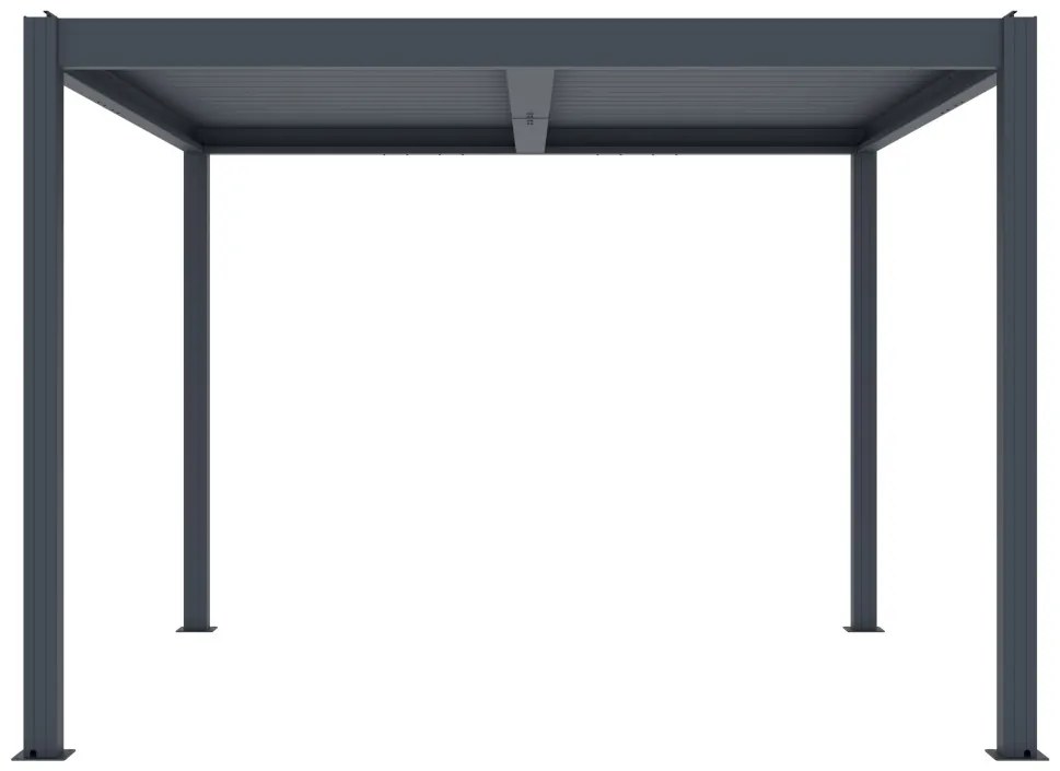 Bioklimatikus pergola G21 Austin 3x3 m, antracit alumínium - sérült csomagolás