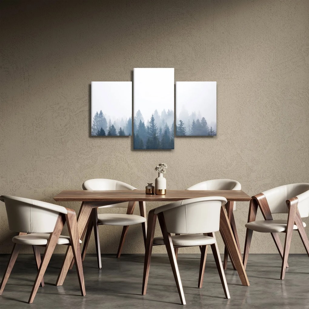Kép - Ködös erdő (90x60 cm)