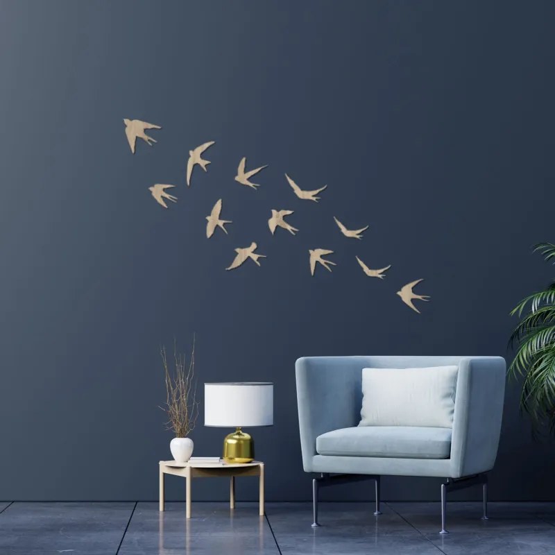 Repülő madarak fa dekorációi - FLOCK