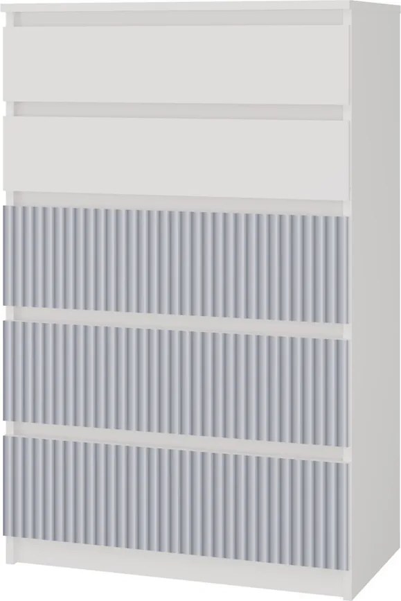 MIX M5 ARTEO komód 109, 70x109.5x40 cm, fehér-kék