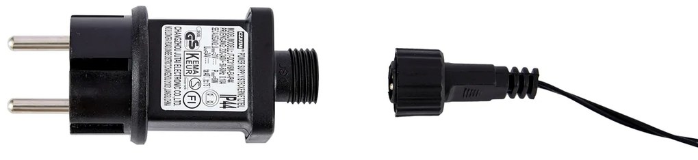 Fekete karácsonyfa LED-del, IP44 - Brilli