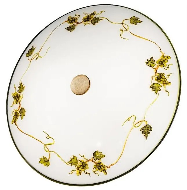 Kolarz 731.U12.4.110 - Mennyezeti lámpa NONNA 2xE14/60W/230V átm. 32 cm szőlők