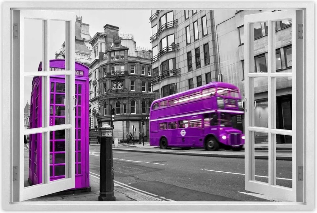 Poszterek 120x80 London busz