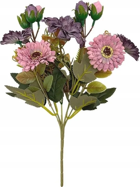 Dália csokor gerbera 30 cm lila