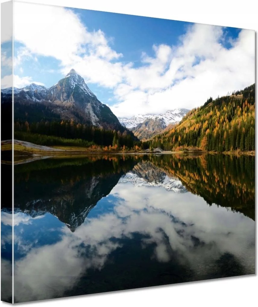 Festmények 20x20 Alpesi kilátás