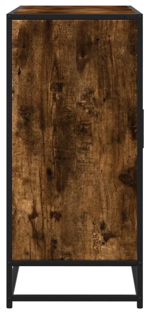 sonoma tölgy színű szerelt fa tálalószekrény 92 x 35 x 76 cm