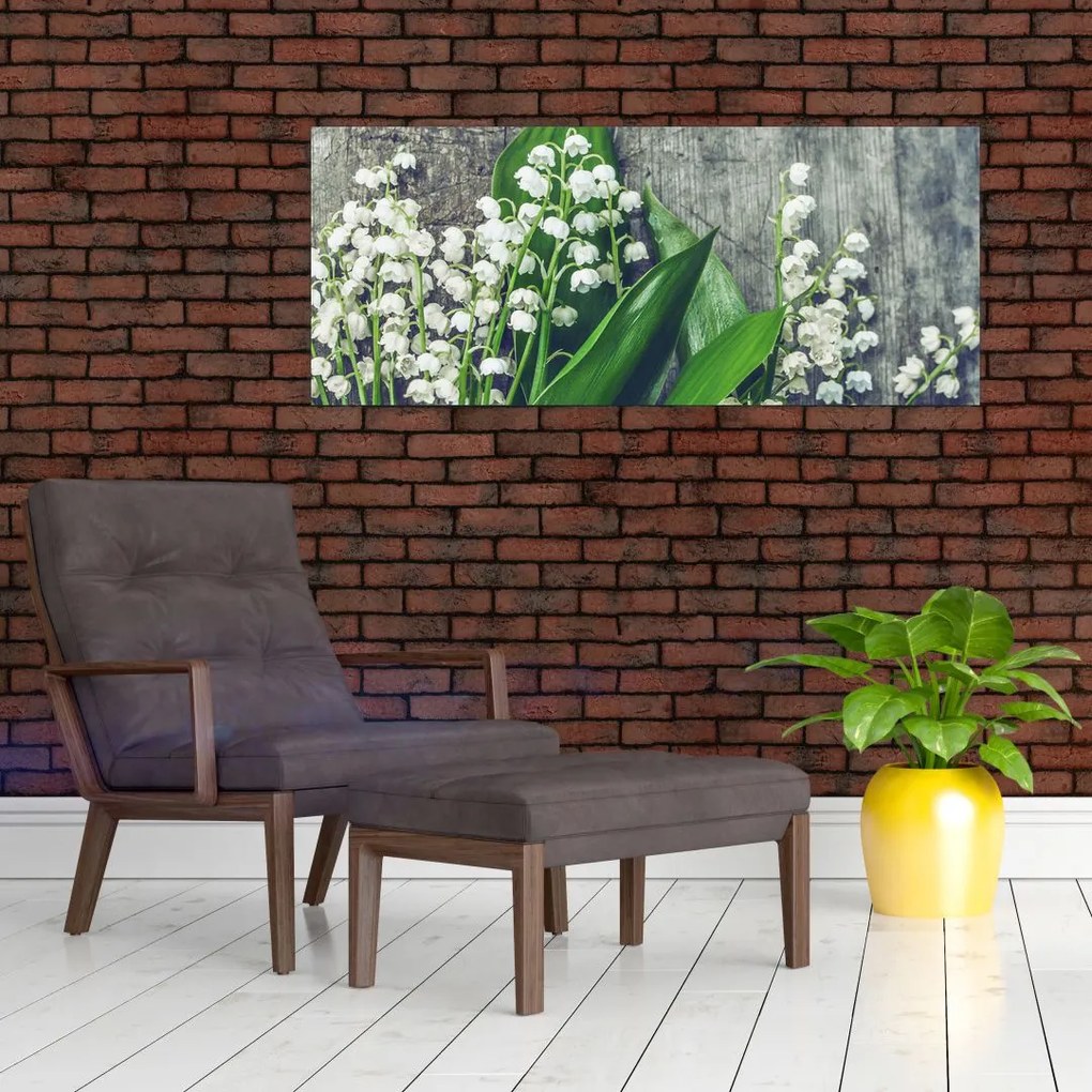 A gyöngyvirág képe (120x50 cm)