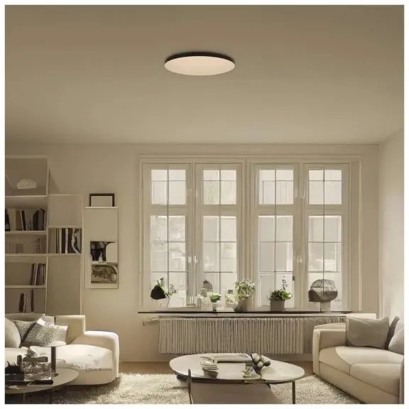 LED Fürdőszobai mennyezeti lámpa LED/18W/230V 3000/4000/5700K IP55 fekete