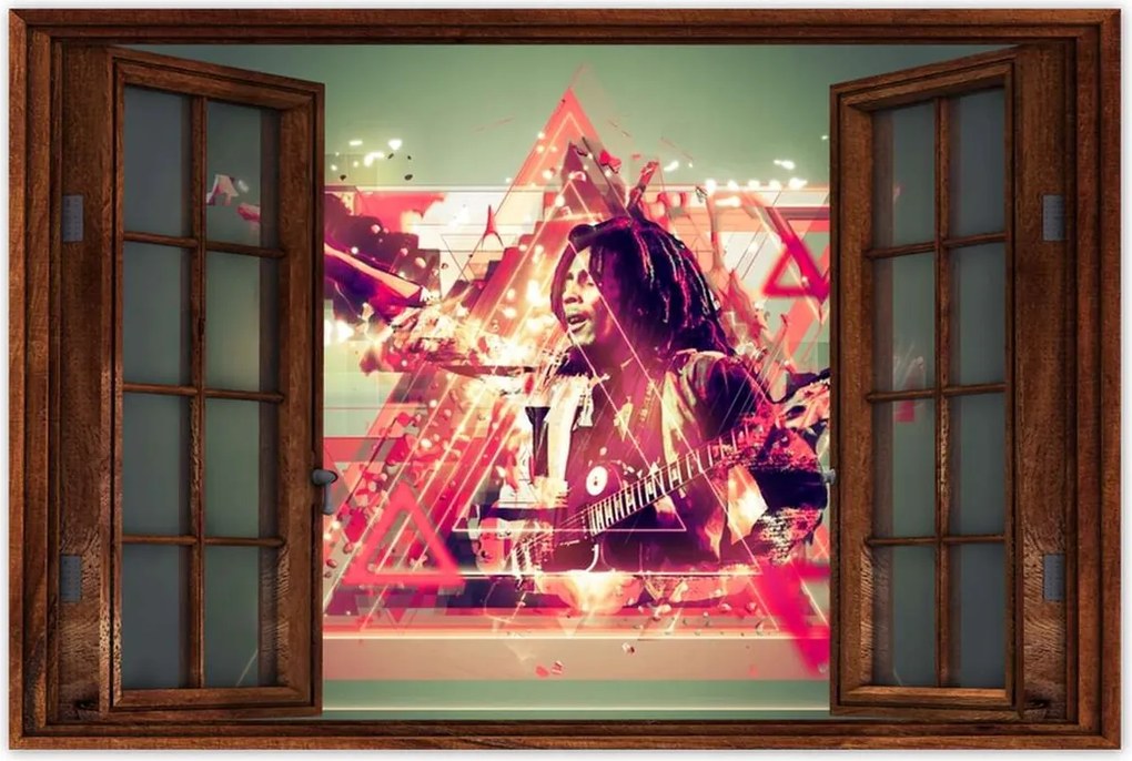 Poszterek 90x60 Bob Marley Reggae gitár