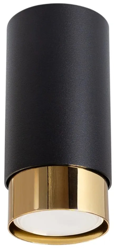 Fekete-aranyszínű mennyezeti lámpa Crown – Sollux