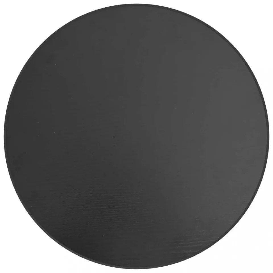 fekete MDF dohányzóasztal Ø35 cm