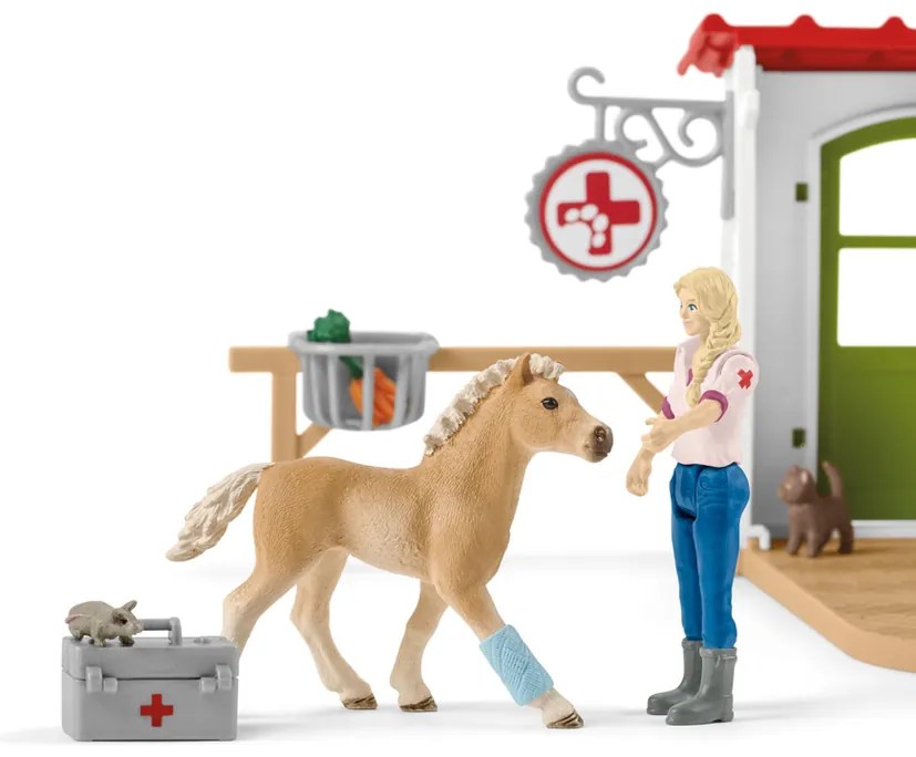 Schleich 42502 Állatorvosi rendelő háziállatoknak