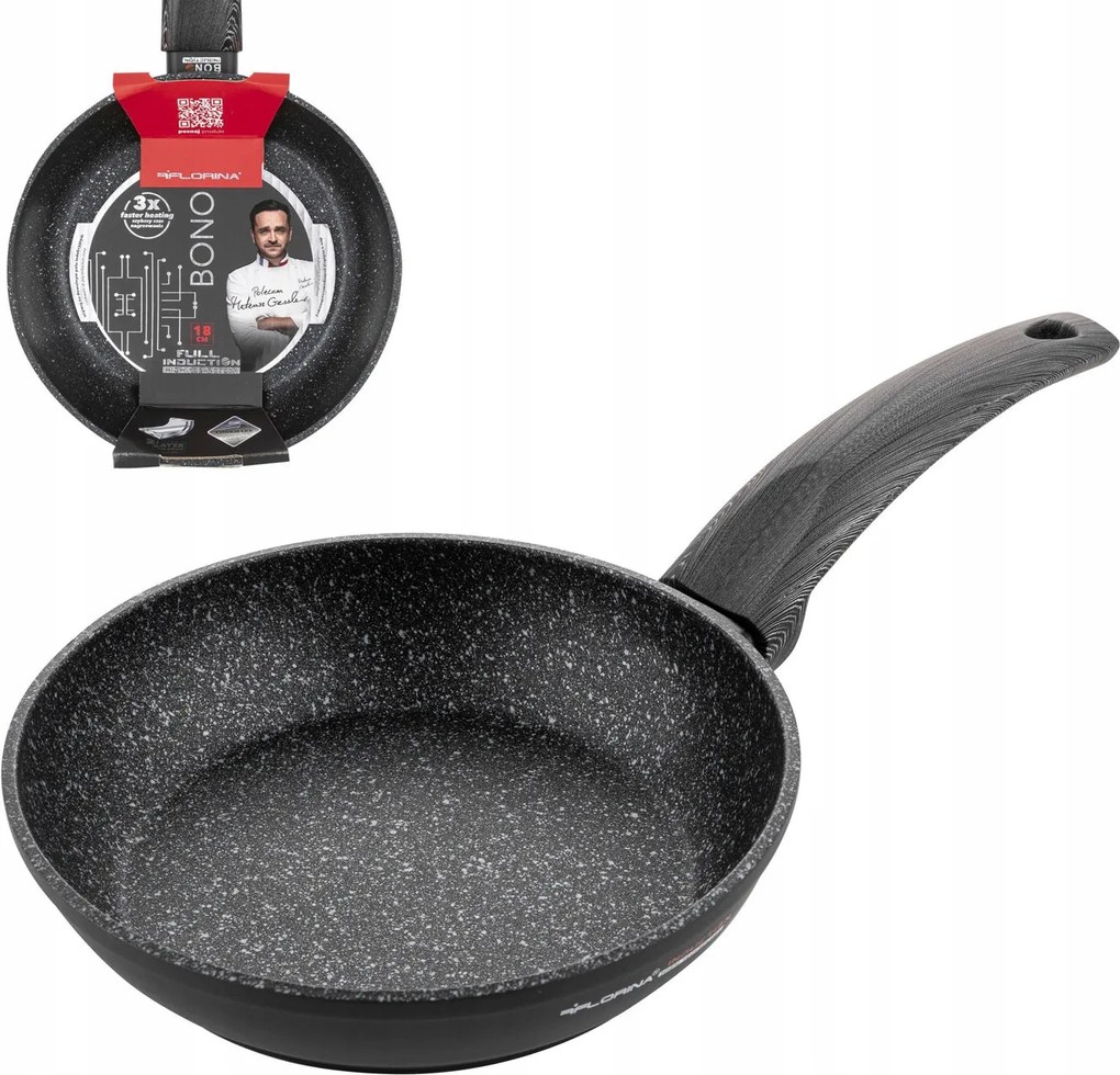 Tapadásmentes serpenyő Florina Bono by Mateusz Gessler 18cm Gáz/indukció