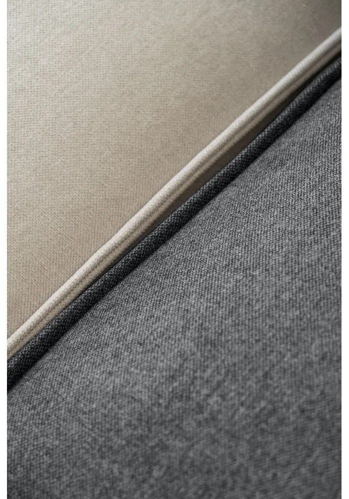 Szürke kanapé modul (bal oldali) Flex Felix – Miuform