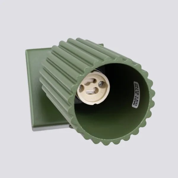 Sollux SL.1616 - Fali spotlámpa KARBON 1xGU10/10W/230V zöld