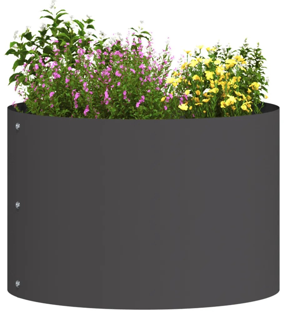 Fekete Fém Cserép Fekete Fém 30 x 30 x 20 cm Fekete Fém Cserép