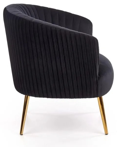 Crown fotel, fekete / arany