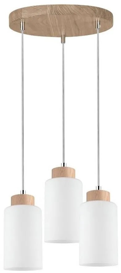 Spot-Light 1720574 - BOSCO 3xE27/60W/230V függeszték kábellel