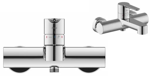 Ravak X070115 - PURI kád csaptelep, fényes króm