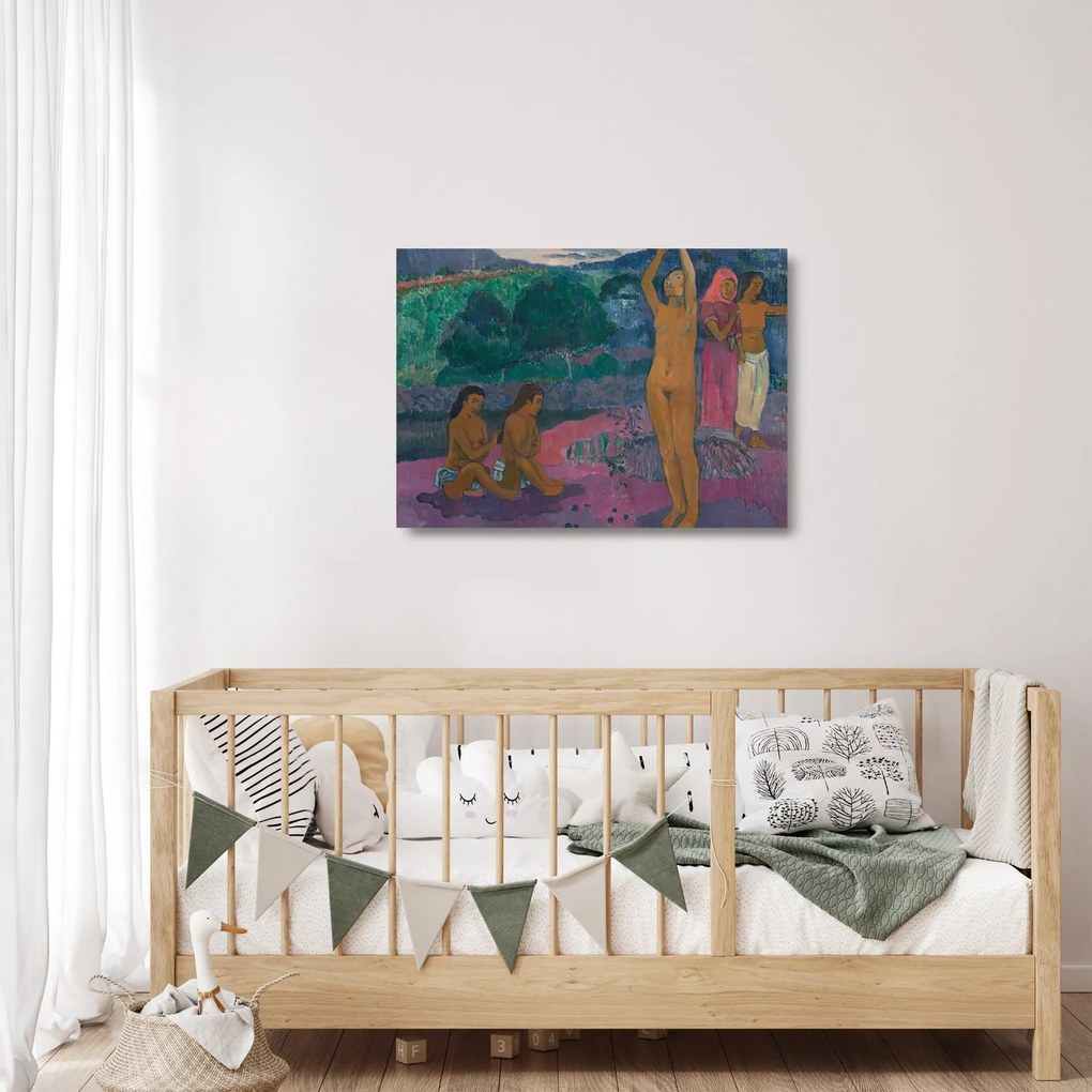 Üveg kép - Paul Gauguin, The Invocation, reprodukciók (70x50 cm)