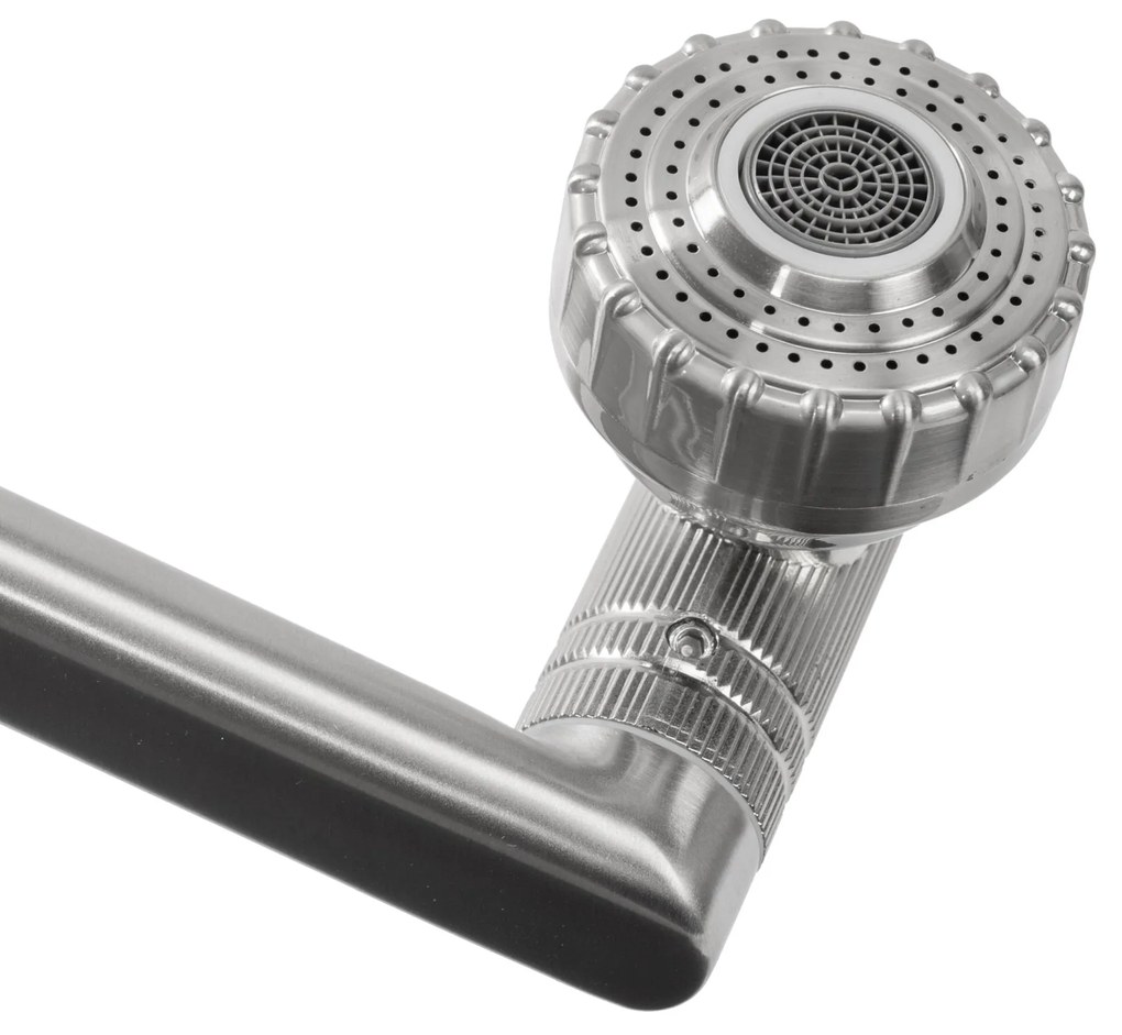 Fürdőszobai csaptelep Rea PACO Nickel Brush INOX High