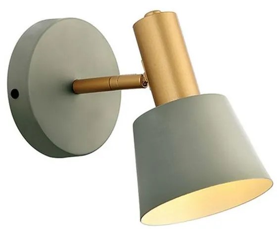 Zambelis 20219 - Fali spotlámpa 1xE14/25W/230V szürke