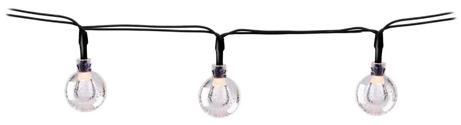 Grundig - LED napelemes lánc 50 LED, 8 funkció, 6,9 m, meleg fehér, 600 mAh